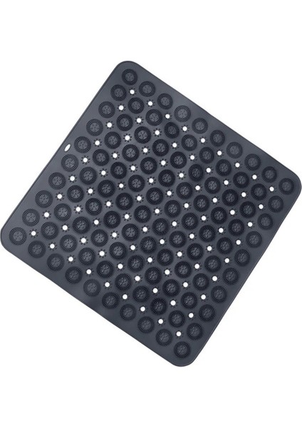 Banyo Duş Küvet Için Vantuzlu Kaydırmaz, Su Drenajlı, Masajlı Paspas -54X54CM A-150 fiyatları