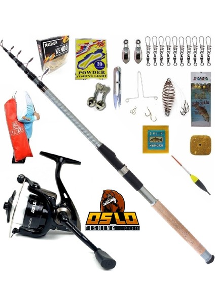 Elegance 6000 300CM 60-120GR Remixon Carbo-X Profesyonel Sazan Kıyı Olta Takımı Seti