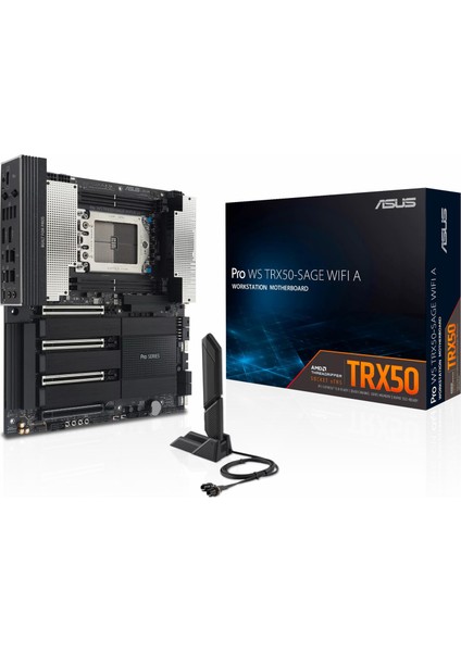 Pro Ws TRX50-SAGE Wifi A Ddr5 (6400MHZ)OC M.2 Usb-C Pcıe 5.0 Tr5 Ceb Anakart