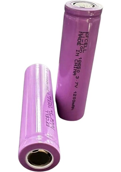 Şarjlı Pil 18650 3.7 Volt 1200 Mah Başlıksız