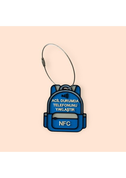 Akıllı Nfc Güvenlik Anahtarlığı – Çocuklar Için (Mavi)