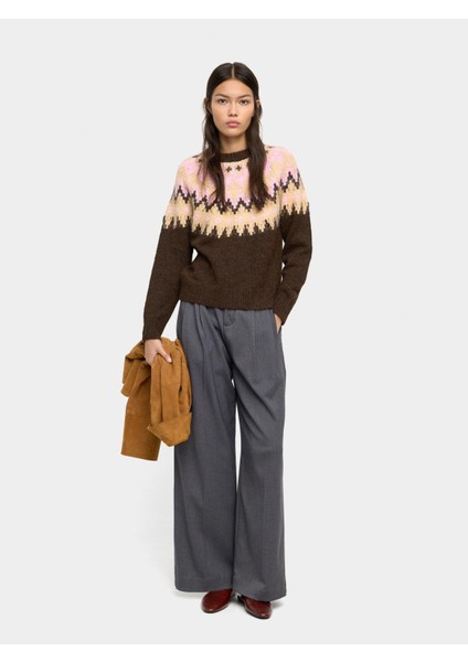 Jakarlı Örme Kazak