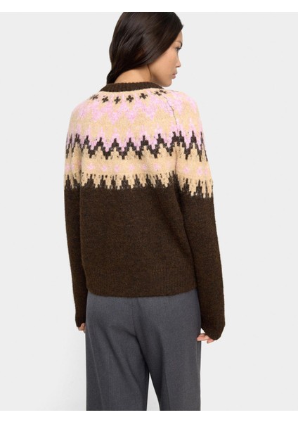 Jakarlı Örme Kazak indirimleri