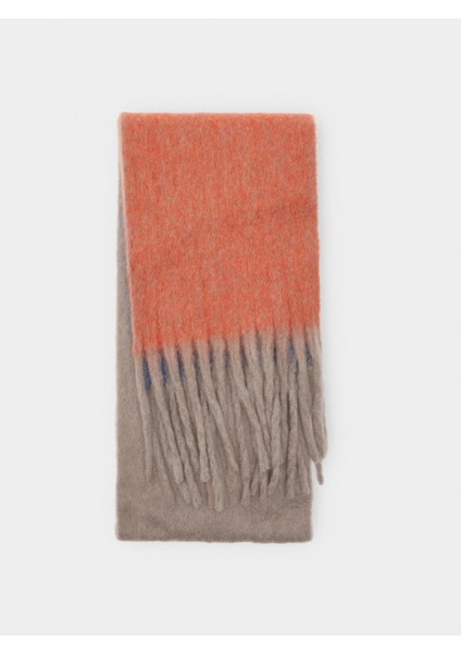 Yünlü Saçaklı Eşarp