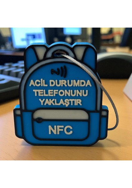 Akıllı Nfc Güvenlik Anahtarlığı – Çocuklar Için (Mavi) modelleri