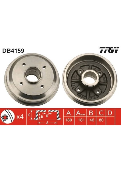 ARKA KAMPANA P106-P206 ABS SİZ 4247 35