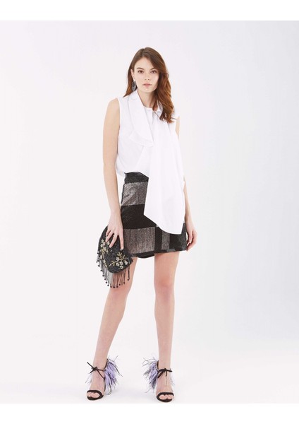 İşlemeli Abiye Kadın Etek Siyah Y9963101_001