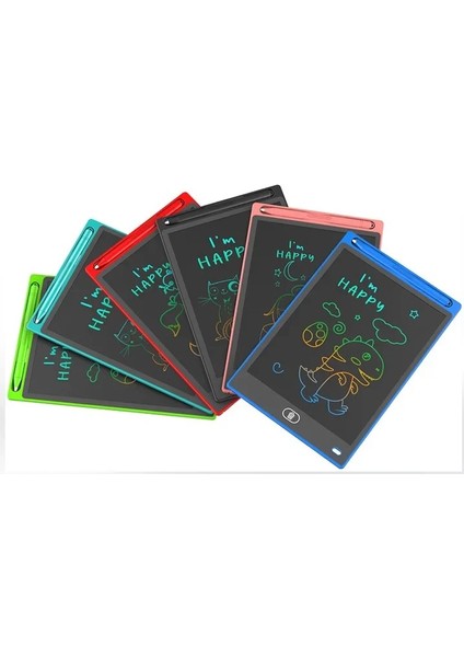 Çocuklar Için Eğitici Renkli Çizim Tableti 10 Inç fırsatları