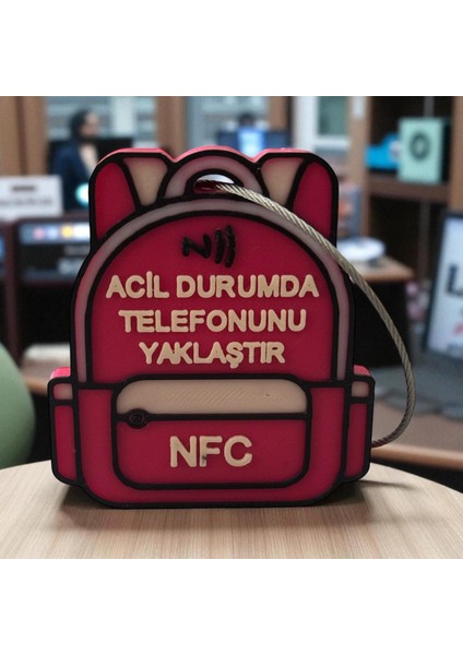 Akıllı Nfc Güvenlik Anahtarlığı - Çocuklar Için (Pembe) fiyatları