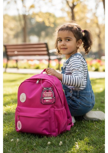 Akıllı Nfc Güvenlik Anahtarlığı - Çocuklar Için (Pembe) modelleri