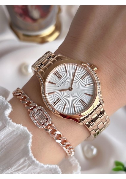 Çelik Kasa ve Kordon 2 Yıl Garantili 3 Atm Suya Dayanıklı Kadın Kol Saati RL.M0001.2