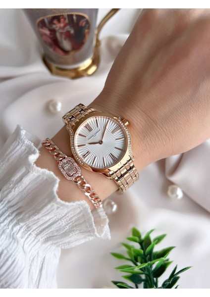 Çelik Kasa ve Kordon 2 Yıl Garantili 3 Atm Suya Dayanıklı Kadın Kol Saati RL.M0001.2 fiyatları