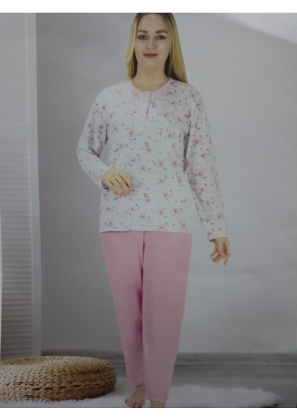 Kadın Uzun Kollu Penye Pijama Takımı
