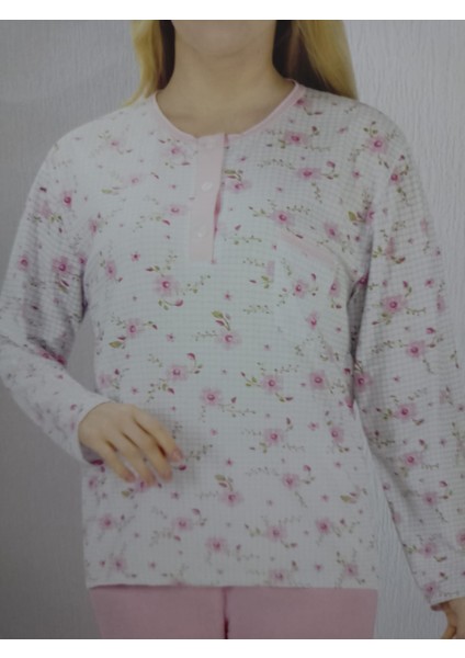 Kadın Uzun Kollu Penye Pijama Takımı modelleri