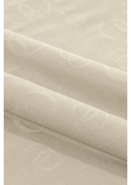 Zincir Kare Krem Pamuk Ipek Şal 70X210 fiyatları