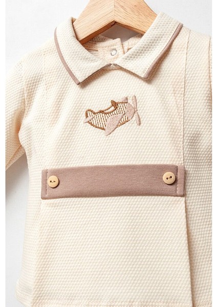 Tongs Baby Airplane Zıbın Takım 5235 Kahverengi fiyatları