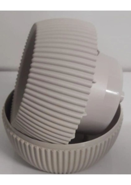 Mercan Saksı 2 Numara 0,35 Litre Su Hazneli Dekoratif Kaktüs Sukulent Saksı 11,8x9,2 cm modelleri