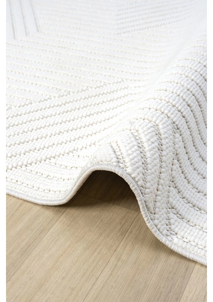 Beyaz Yumuşak Dokulu Halı Salon Mutfak Koridor Yolluk Dokuma Makine Halısı 001 indirimleri