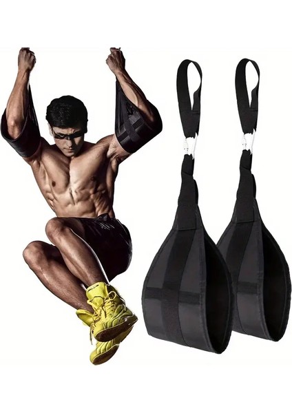 Barfiks Karin Kası Egzersiz Seti. Core ve Alt Karın Antrenmanları Için Dayanıklı Ekipmanı