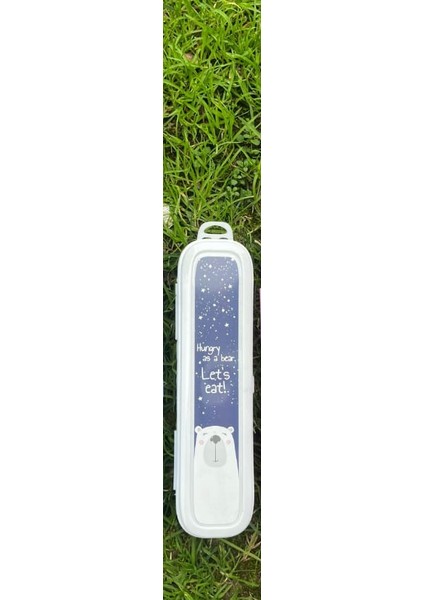 Beyaz Multi Renkli Kapaklı Kalemlik Kutusu -Çanta Içi Saklama - Diş Fırçası - Makyaj Fırçası Kutu