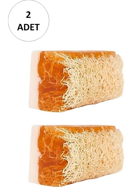 2 Adet Doğal Kabak Lifli Eşek Sütü Sabunu
