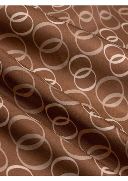 Noor Yolu 2 Tarçın Tivil Ipek Eşarp 90X90 fırsatları