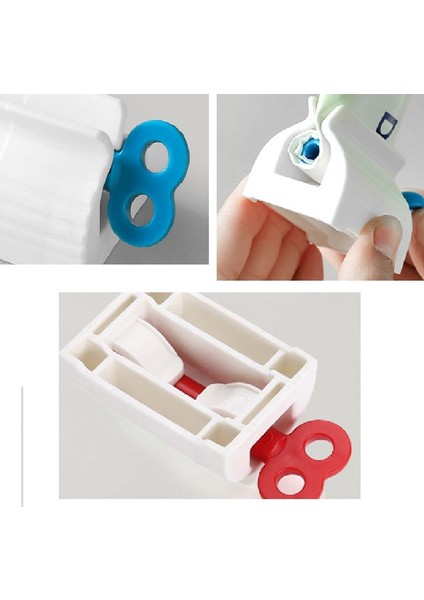 2 Adet Diş Macunu Tüp Krem Sıkma Aparatı Çevirmeli indirimleri