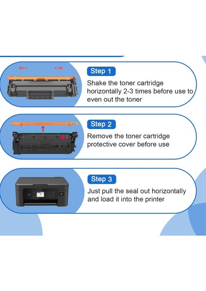 Hp 150A-W1500A Çipli Muadil Toner 3 Adet Hp Laserjet Mfp M141A Hp Laserjet Mfp M141A Mfp M111A Mfp M111W Yazıcılara Uyumlu fırsatları