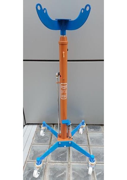 Dikey Şanzıman Krikosu 500KG Ters Çevrılebılen Başlık Asgarı Yükseklığı 1130MM Maksımım Yükseklık 1960MMM Ters Çevrılebılen Başlık Şanzuman Yaylar Yakıt Depoı Egzoz Boru Montaj Vs.ışle Hırdavat HK7009