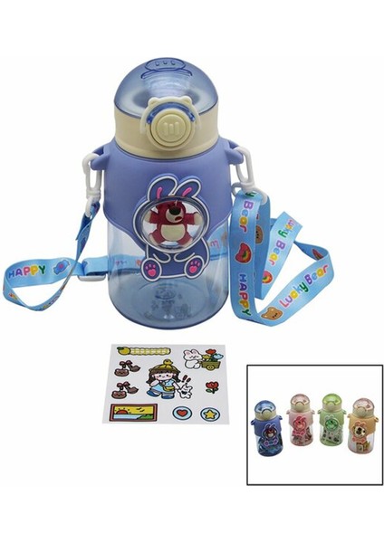 Renkli Mika Kristal Suluk Matara 600ML ROYALEKS-CLKN2045