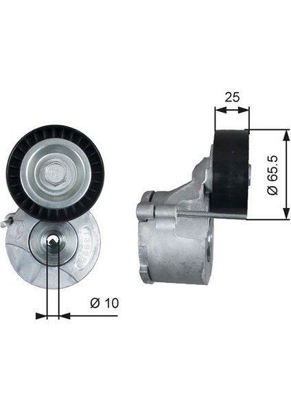ALTERNATÖR GERGİ RULMANI KÜTÜKLÜ DOBLO-FIORINO-LINEA-NEMO-BIPPER-COMBO 1.3 DMULTIJET 2010 51837961 55244469