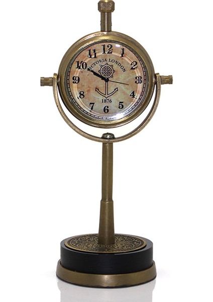 Masa Üstü Pirinç Saat Model 4