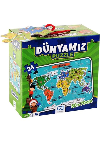 Puzlle Eğitici Dünyamız CAG-5025