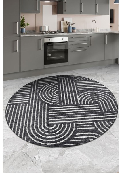 Revna Yuvarlak Halı | Yıkanabilir, Kaymaz Taban, Modern Salon ve Mutfak Halısı modelleri