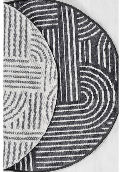 Revna Yuvarlak Halı | Yıkanabilir, Kaymaz Taban, Modern Salon ve Mutfak Halısı indirimleri