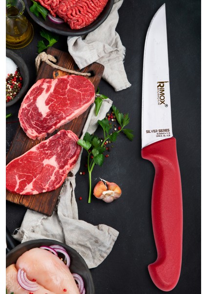 Silver Serisi Kasap ve Ev Mutfak Bıçağı Çelik Kasap No:3 indirimleri