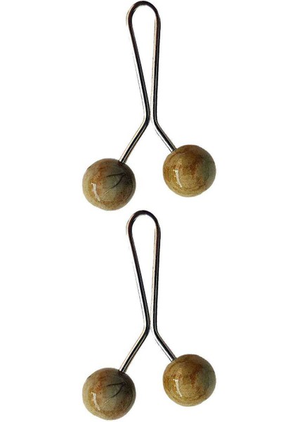 2 Adet Tesettür Eşarp ve Şal Klipsi Hardal