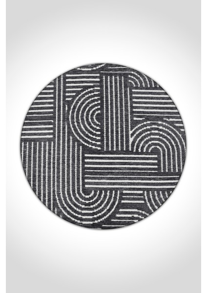 Revna Yuvarlak Halı | Yıkanabilir, Kaymaz Taban, Modern Salon ve Mutfak Halısı fırsatları