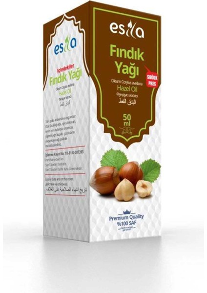 Fındık Yağı 50 Ml.