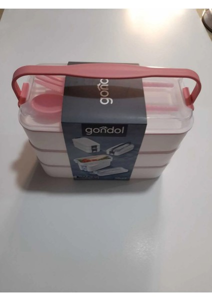 3 Katlı Beslenme Kabı Çatal Kaşık Içerisinde fiyatları