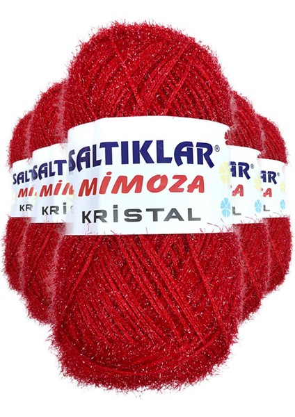 5 Adet Mimoza Kristal Işıltılı Şal Patik Yelek Ipi 25