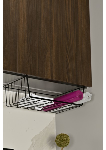 Siyah Raf Altı Kanguru Sepet, Çok Amaçlı Düzenleyici Organizer , Bardak Rafı fırsatları