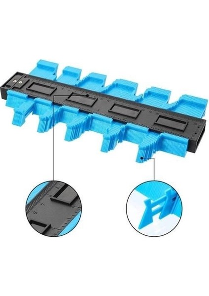 Büyük Boy Kalıp Çıkarma Kontur Ölçüm Cihazı Ahşap Fayans Şekillendirme Kalıbı 24 cm indirimleri