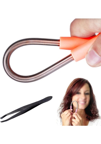 Tüy Bıyık Alıcı Yaylı Epilatör - Cımbız Hediyeli fırsatları