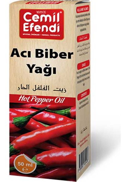 Acı Biber Yağı 50 Ml.