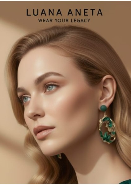 -Vintage Küpe, Etnik Bohem Tarzı Sallanan Küpeler