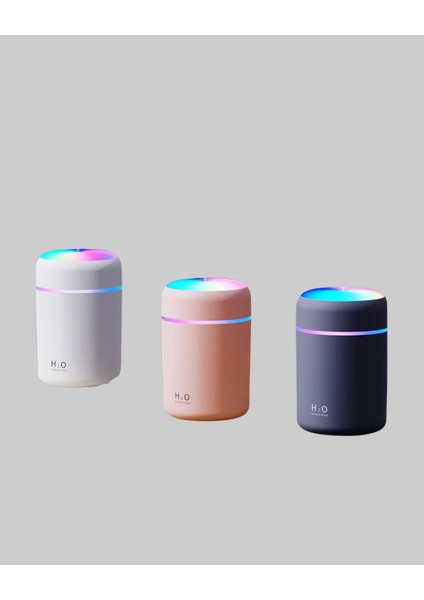 Taşınabilir USB Mini Nemlendirici – LED Aydınlatmalı, Çift Püskürtme Modu modelleri