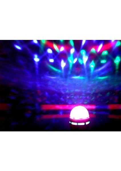 Renkli LED Döner Başlıklı Disko Ampulü modelleri