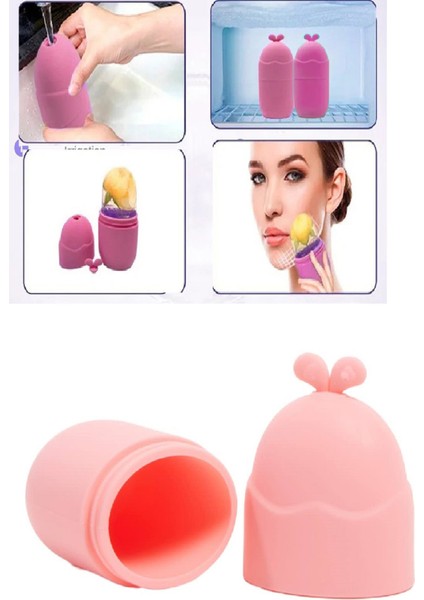 Silikon Buz Rulosu Buz Topu Kalıbı Yüz Buz Uygulama Masajı Cilt Bakım Kalıbı indirimleri