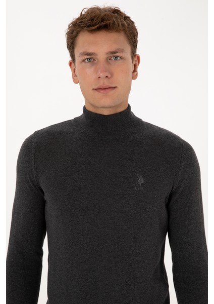 Erkek Antrasit Melanj Kazak /triko 50307783-VR081 fiyatları